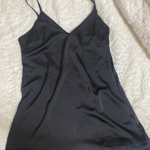 Nasty gal black slip dress